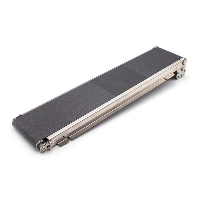 LeTkingok DC24V Stainless Steel Mini Conveyor Vending Machine- Track Cargo Lane Automatic Conveyor Belt 460MMx85MM Load 3.5-5KG (Only Machine, 35RPM) - Image 3